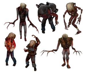 This is the Avatar Image for the Headcrab Zombie (HL2) AI Voice and Text to Speech Generator
